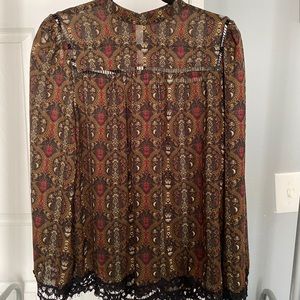 Max Studio boho long sleeve blouse sz. S🌸🌸🌸